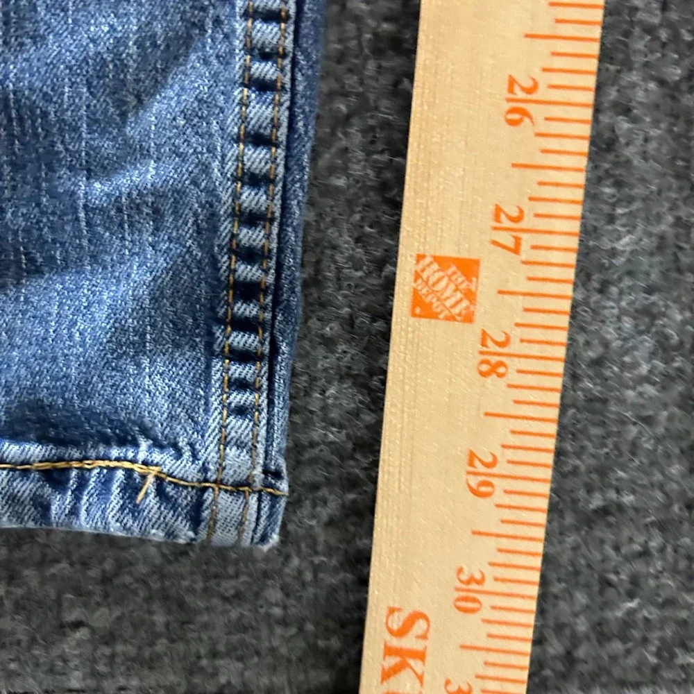 Levi's 505 Jeans Mens Size 34x32 Blue Regular Fit Straight Leg Stretch Denim